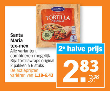 Santa Maria   maaltijdmix, maaltijdsaus folder aanbieding bij  Albert Heijn - details