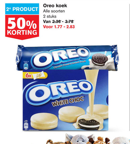 Oreo   biscuits folder aanbieding bij  Hoogvliet - details