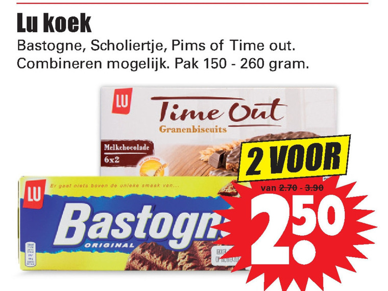 Lu   biscuits folder aanbieding bij  Dirk - details