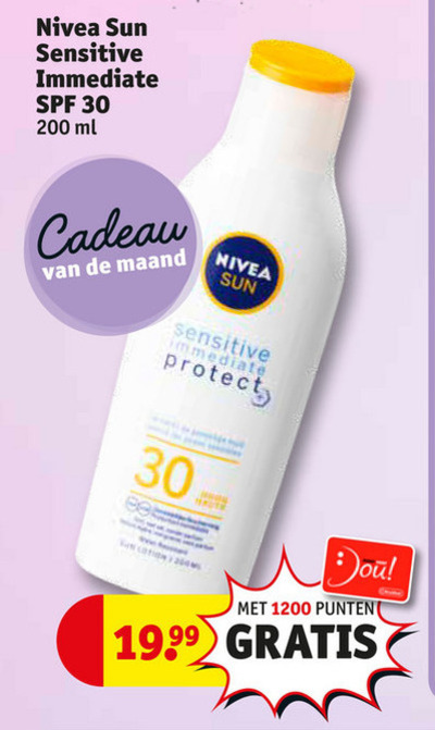 Nivea   zonnebrandolie folder aanbieding bij  Kruidvat - details