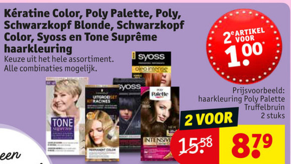 Schwarzkopf Keratine Color   haarkleuring folder aanbieding bij  Kruidvat - details