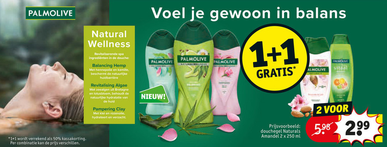 Palmolive   douchegel folder aanbieding bij  Kruidvat - details