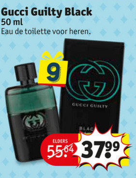 Gucci   eau de toilette folder aanbieding bij  Kruidvat - details