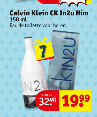 Calvin Klein   eau de toilette folder aanbieding bij  Kruidvat - details