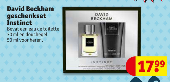 David Beckham   parfum geschenkset folder aanbieding bij  Kruidvat - details