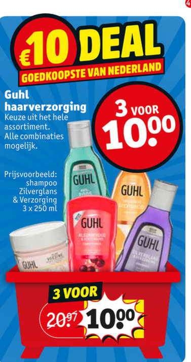 Guhl   shampoo, conditioner folder aanbieding bij  Kruidvat - details