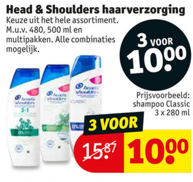 Head and Shoulders   shampoo folder aanbieding bij  Kruidvat - details