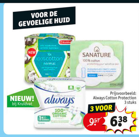 Always   inlegkruisjes folder aanbieding bij  Kruidvat - details