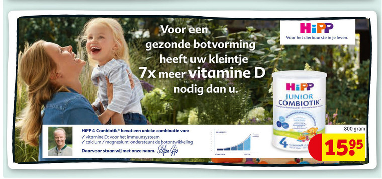 Hipp   opvolgmelk folder aanbieding bij  Kruidvat - details