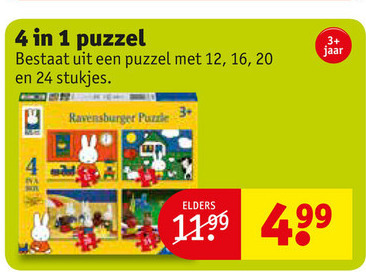 Ravensburger   legpuzzel folder aanbieding bij  Kruidvat - details