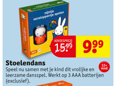 Nijntje   kinderspelletje folder aanbieding bij  Kruidvat - details