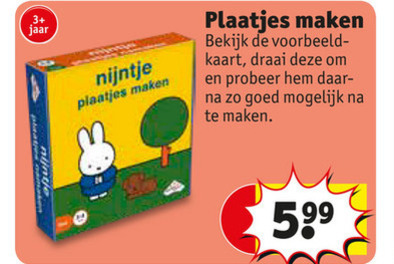 Nijntje   kinderspelletje folder aanbieding bij  Kruidvat - details