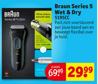 Braun   baardtrimmer folder aanbieding bij  Kruidvat - details