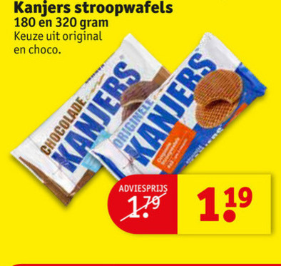 Kanjers   stroopwafels folder aanbieding bij  Kruidvat - details