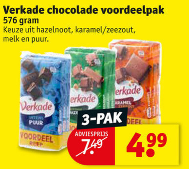 Verkade   chocolade folder aanbieding bij  Kruidvat - details