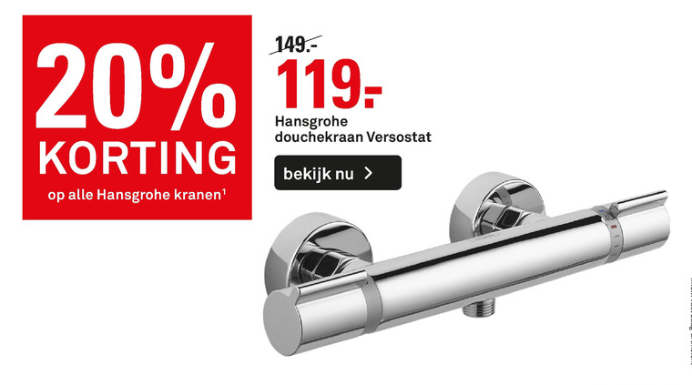 hansgrohe   keukenkraan, kraan folder aanbieding bij  Karwei - details