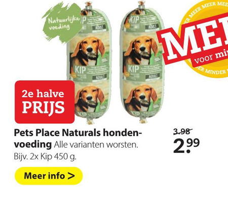 Pets Place Huismerk   hondenvoer folder aanbieding bij  Pets Place - details