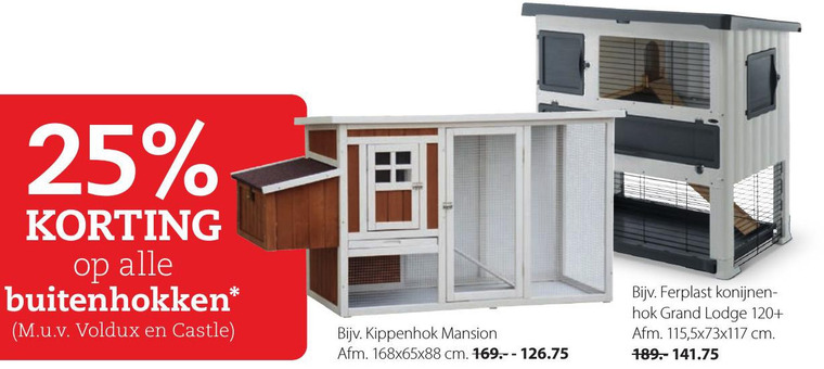 Valkuilen Ellendig Verminderen konijnenhok, kippenhok folder aanbieding bij Pets Place - details