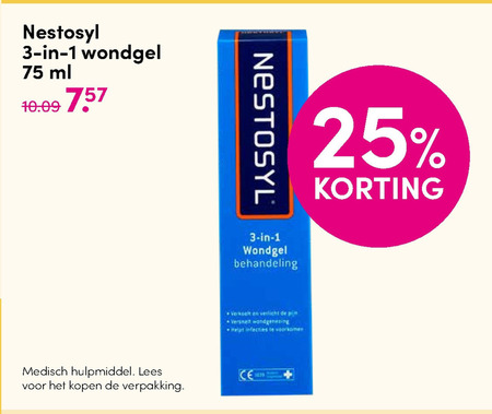 Nestosyl   wondverzorging folder aanbieding bij  DA - details