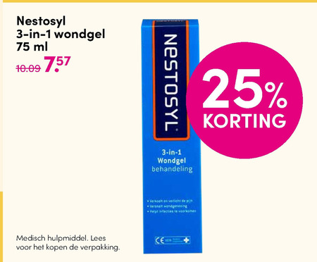 Nestosyl   wondverzorging folder aanbieding bij  D.I.O. Drogist - details