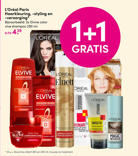 Studio Line   conditioner, hairspray folder aanbieding bij  D.I.O. Drogist - details