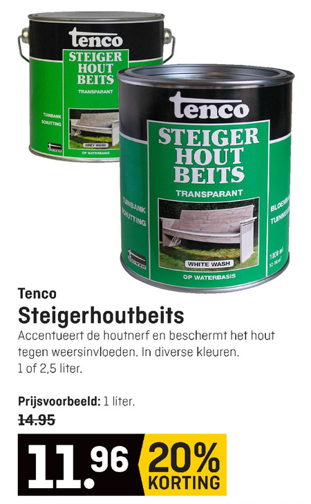 Tenco   beits folder aanbieding bij  Multimate - details