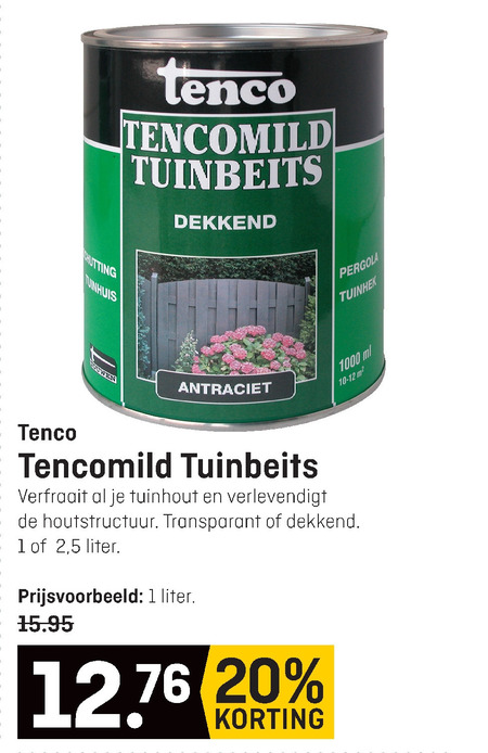 Tenco   beits folder aanbieding bij  Multimate - details