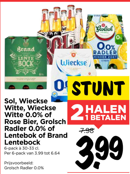 Wieckse Witte   speciaalbier, lentebokbier folder aanbieding bij  Vomar - details