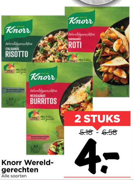 Knorr   maaltijdmix folder aanbieding bij  Vomar - details