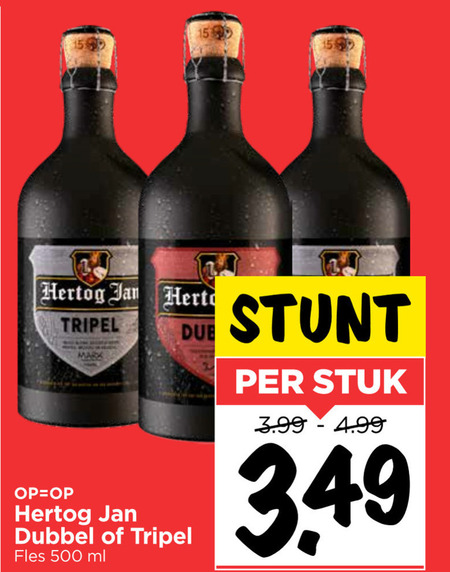 Hertog Jan   speciaalbier folder aanbieding bij  Vomar - details