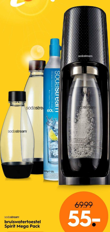 Sodastream   frisdrankautomaat folder aanbieding bij  Blokker - details