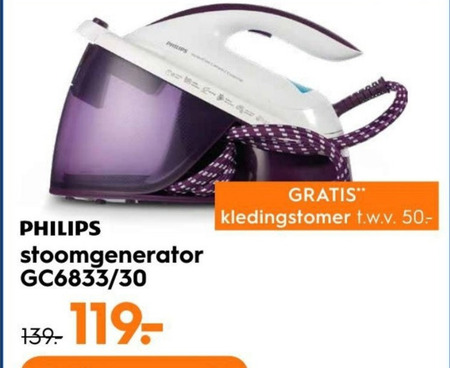 Philips   stoomstrijksysteem folder aanbieding bij  Blokker - details