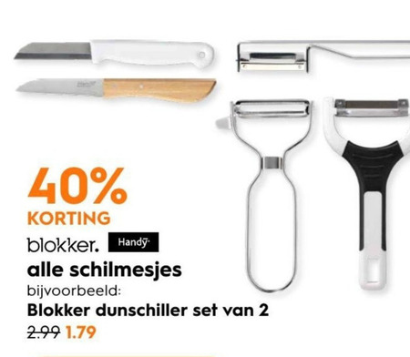 Blokker Huismerk   dunschiller, aardappelschilmesje folder aanbieding bij  Blokker - details