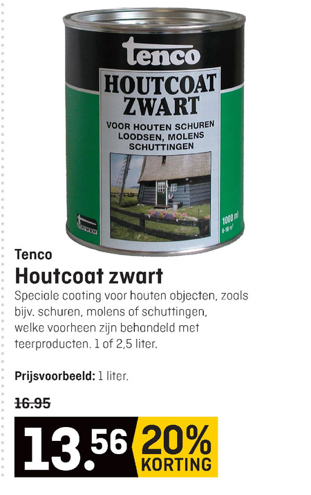 Tenco   beits folder aanbieding bij  Hubo - details