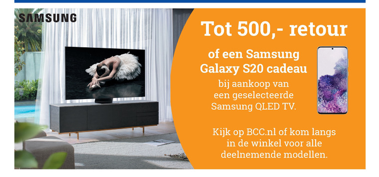 Samsung   4k ultrahd televisies folder aanbieding bij  BCC - details