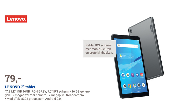 Lenovo   tablet folder aanbieding bij  BCC - details