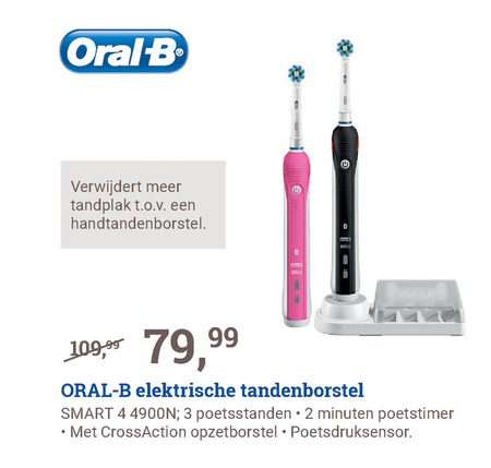 Braun Oral-B   electrische tandenborstel folder aanbieding bij  BCC - details