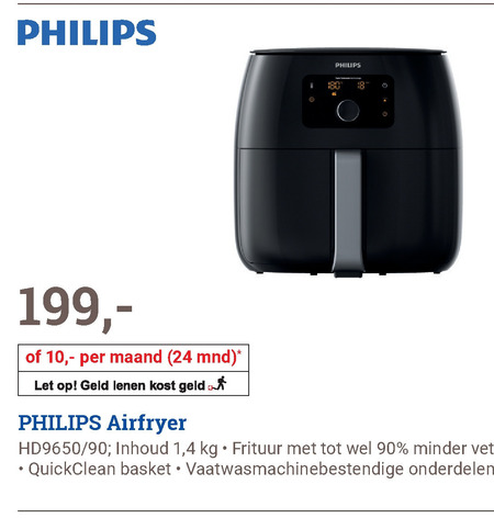 Philips   friteuse folder aanbieding bij  BCC - details