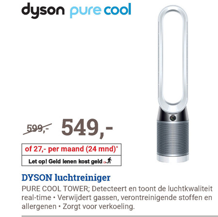 Dyson   luchtreiniger folder aanbieding bij  BCC - details