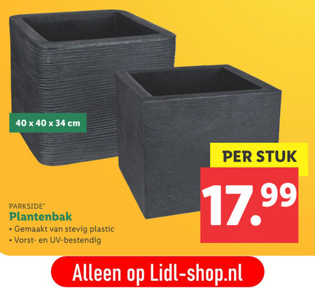 Parkside plantenbak aanbieding bij Lidl - details