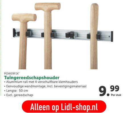 PowerFix   tuingereedschapshouder folder aanbieding bij  Lidl - details