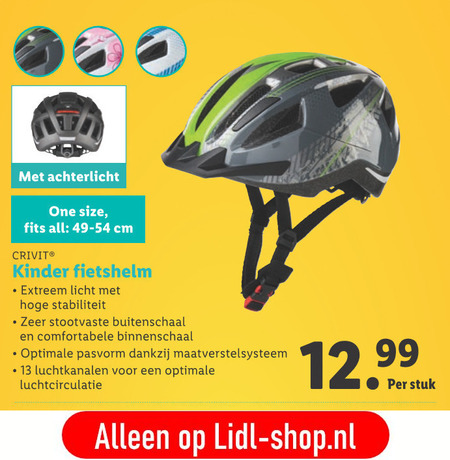 Crivit   kinderhelm folder aanbieding bij  Lidl - details