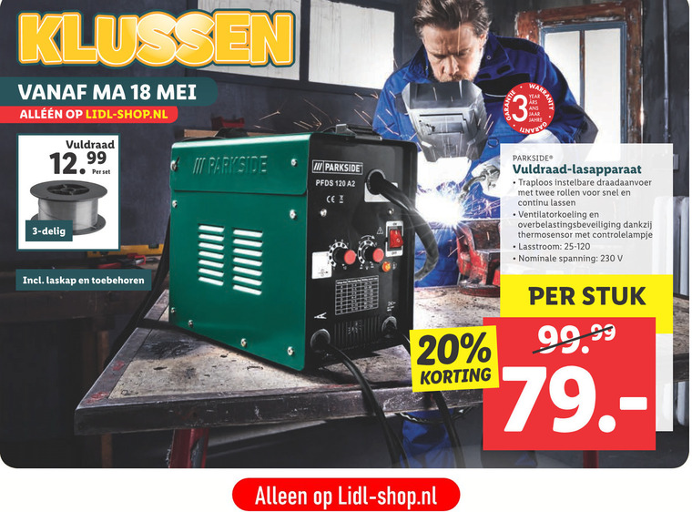 Parkside   lasapparaat folder aanbieding bij  Lidl - details