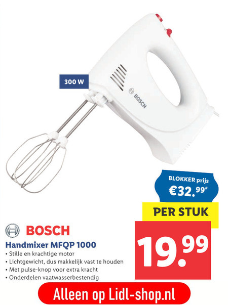 Bosch   handmixer folder aanbieding bij  Lidl - details