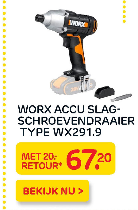 Worx   accuboormachine folder aanbieding bij  Praxis - details