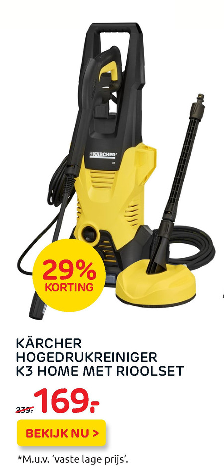 Karcher   hogedrukreiniger folder aanbieding bij  Praxis - details