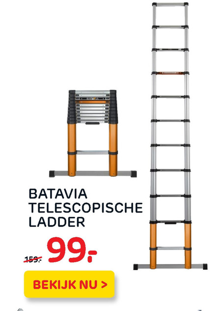 Batavia   telescoopladder folder aanbieding bij  Praxis - details