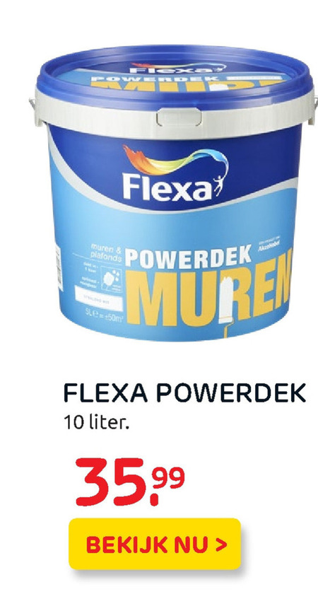 Flexa   muurverf folder aanbieding bij  Praxis - details