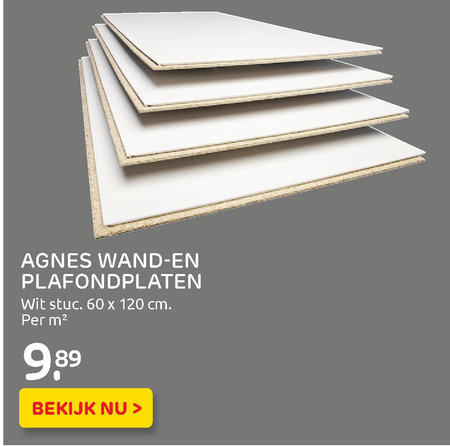 Kansen Gehoorzaam Fokken Agnes plafondplaat, MDF wandpaneel folder aanbieding bij Praxis - details