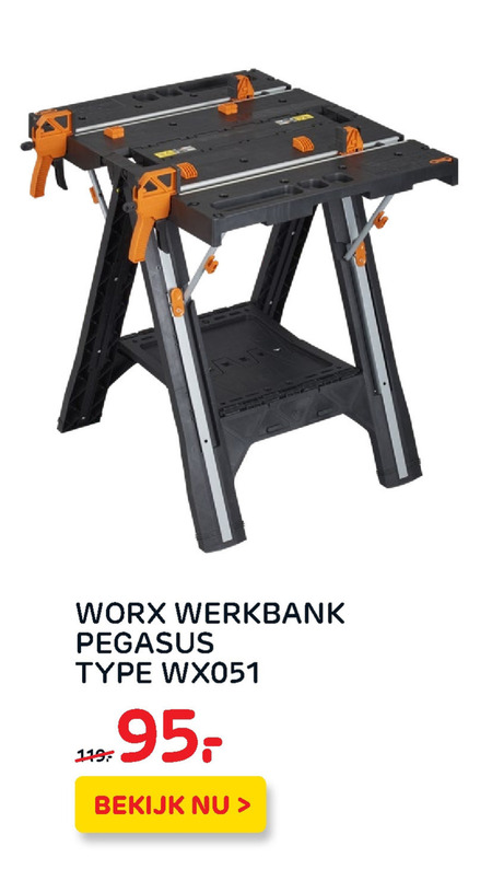 Betekenisvol Wetland Struikelen Worx werkbank folder aanbieding bij Praxis - details